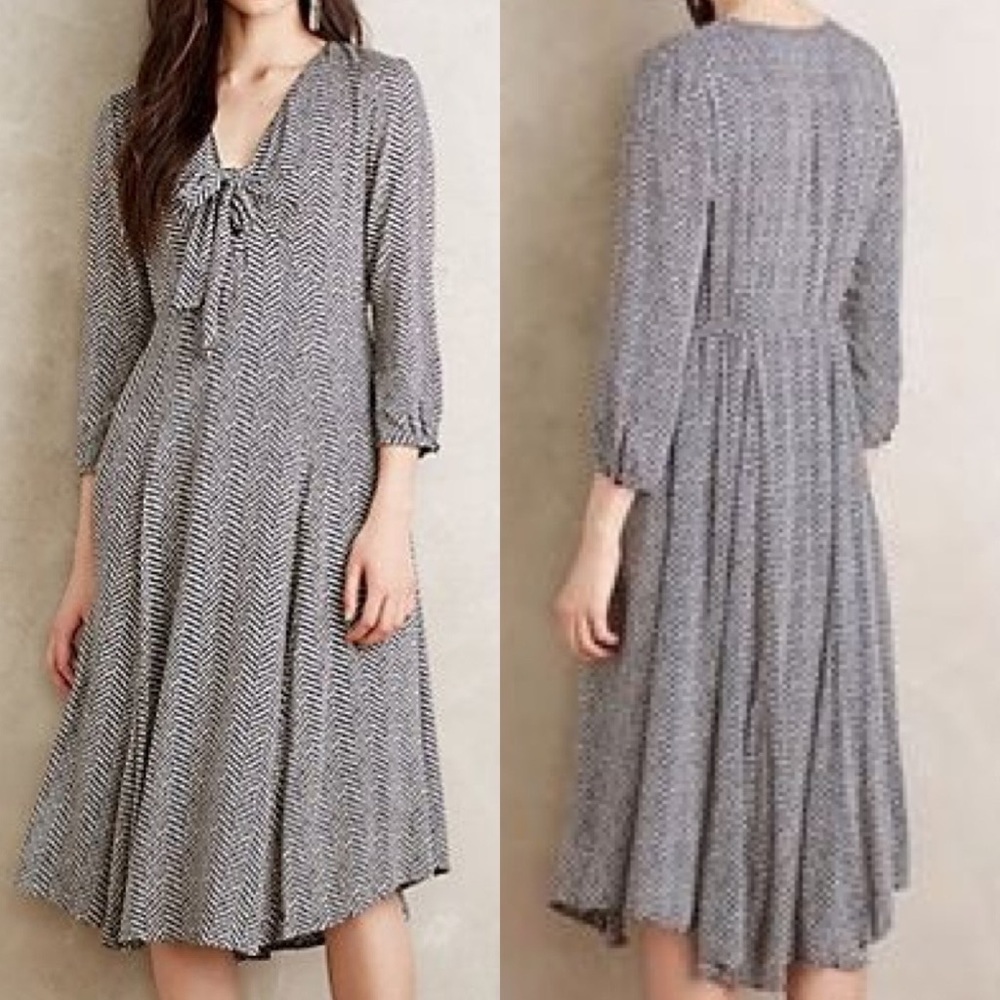 Anthropologie arcade midi dress